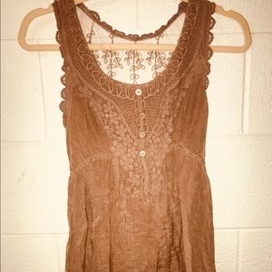 Brown lace Blouse